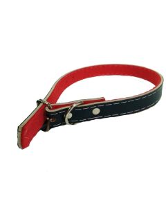 Coleira Couro Tradicional Forrada nº0