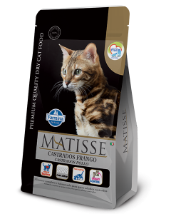 Matisse Gatos Adultos Castrado Frango e Arroz 