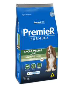 Premier Fórmula Light para Cães Adultos Sabor Frango 15kg