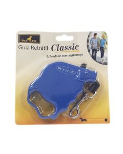 Guia Retrátil Classic Pet Flex 2mts para até 5kg