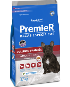 Premier Raças Específicas Bulldog Francês Cães Adultos 2.5kg