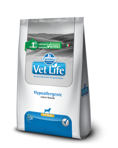 Vet Life Hypoallergenic Mini Bits Cães Adultos 2kg