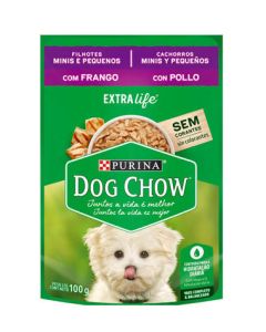 Dog Chow Sachê Cães Filhotes Mini e Pequenos Frango 100gr