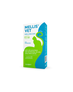 Anti-inflamatório Mellis Vet para Gatos 0,2mg