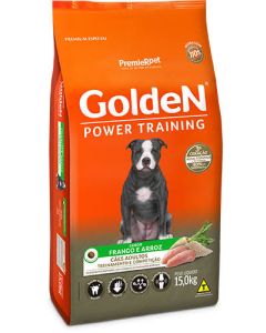 Golden Power Training Cães Adultos Frango e Arroz 15kg