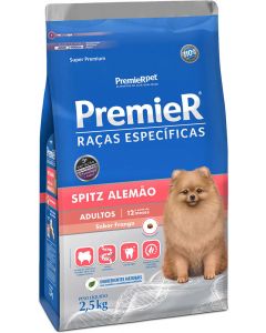 Premier Spitz Alemão Raças Específicas Cães Adultos 2,5kg