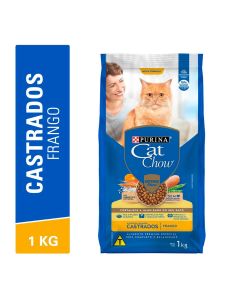 Cat Chow Gatos Castrados Frango Nestlé Purina Ração