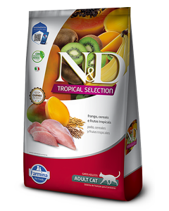 N&D tropical Gatos Adultos Frango 