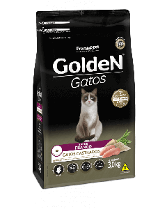 Golden Gatos Adultos Castrados Frango 