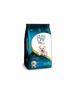 Qualiday Pro Life Cães Filhotes Raças Pequenas Ração 1kg Frango com Batata Doce 