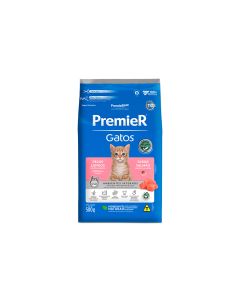 Premier Ambientes Internos Gatos Filhotes Pelos Longos Salmão Ração