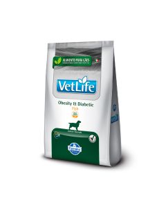 Vet Life Natural Obesity & Diabetic Fish Cães Adultos 2kg Ração 