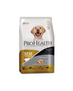 ProHealth Castrado Light Cães Adultos de Porte Médio Frango 2,5kg Ração 