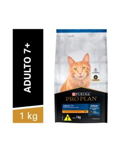 Pro Plan Gatos Adultos 1kg a Partir de 7 Anos Ração Nestlé Purina 