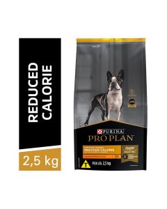 Pro Plan Reduced Calorie 2,5kg Cães Adultos de Raças Pequenas Sabor Frango Ração Nestlé Purina 