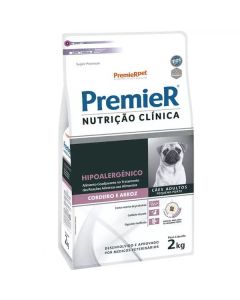 Premier Nutrição Clínica Hipoalergênico Cães Adultos 2kg  