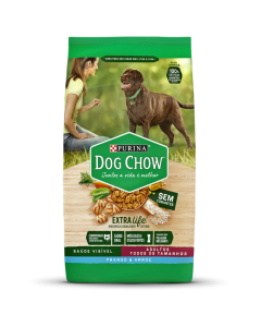Dog Chow para Cães Adultos Sabor Frango e Arroz 15kg 