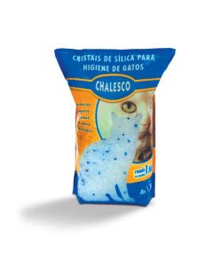 Areia Higiênica Chalesco Cristais Sílica Gatos 1.8kg