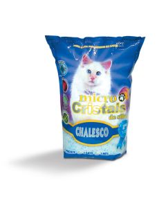 Areia Higiênica Chalesco Micro Cristais Sílica Gatos 1.8kg