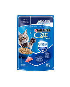 Cat Chow Adultos Sachê Frango ao Molho 85gr