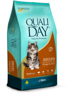 Qualiday Gatos Adulto Frango 10,1kg Ração 