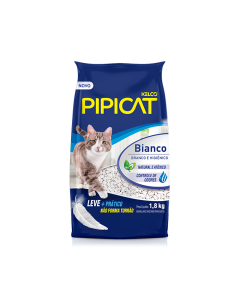 Areia Higiênica PipiCat Bianco Gatos 1,8kg