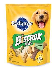 Biscoito Pedigree Biscrok Multi para Cães Adultos 