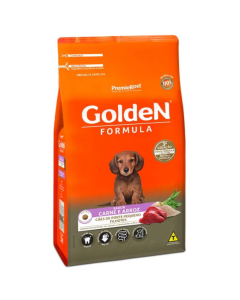 Golden Mini Bits Cães Filhotes Carne e Arroz 