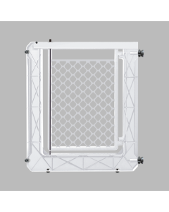 Portão Grade de Segurança Furacão Pet com Extensor Branca