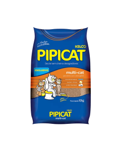 Pipicat Areia Higiênica Multicat Gatos 12kg