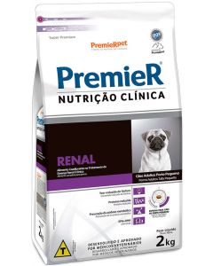 Premier Renal Nutrição Clínica Cães Adultos 2kg Ração