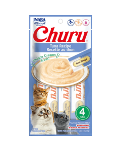 Churu Petisco Atum Gatos 4un 56g - Purê