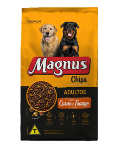 Magnus Chips Cães Adultos Carne e Frango 15kg