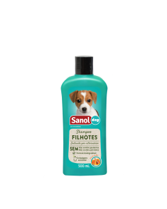 Shampoo Sanol Dog para Cães Filhotes 500gr