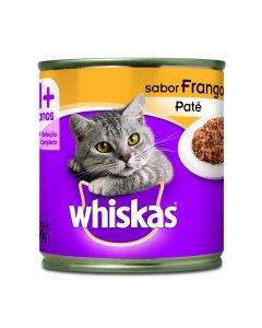 Whiskas Lata para Gatos Adultos Sabor Frango Patê 290gr