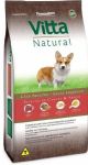 Vitta Natural Cães Adultos Carne e Arroz 15Kg Raças Pequenas Ração Premier