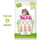 Truly  Creamy Atum e Bonito 5 unidades para Gatos - Purê (Petisco)