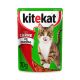 Kitekat Sachê Carne ao Molho Gatos Adultos 70g Ração Úmida 